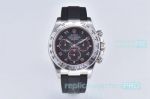 1:1 Super clone Clean Factory Rolex Daytona 4130 40mm Watch 904l  Steel Black Arabic Dial